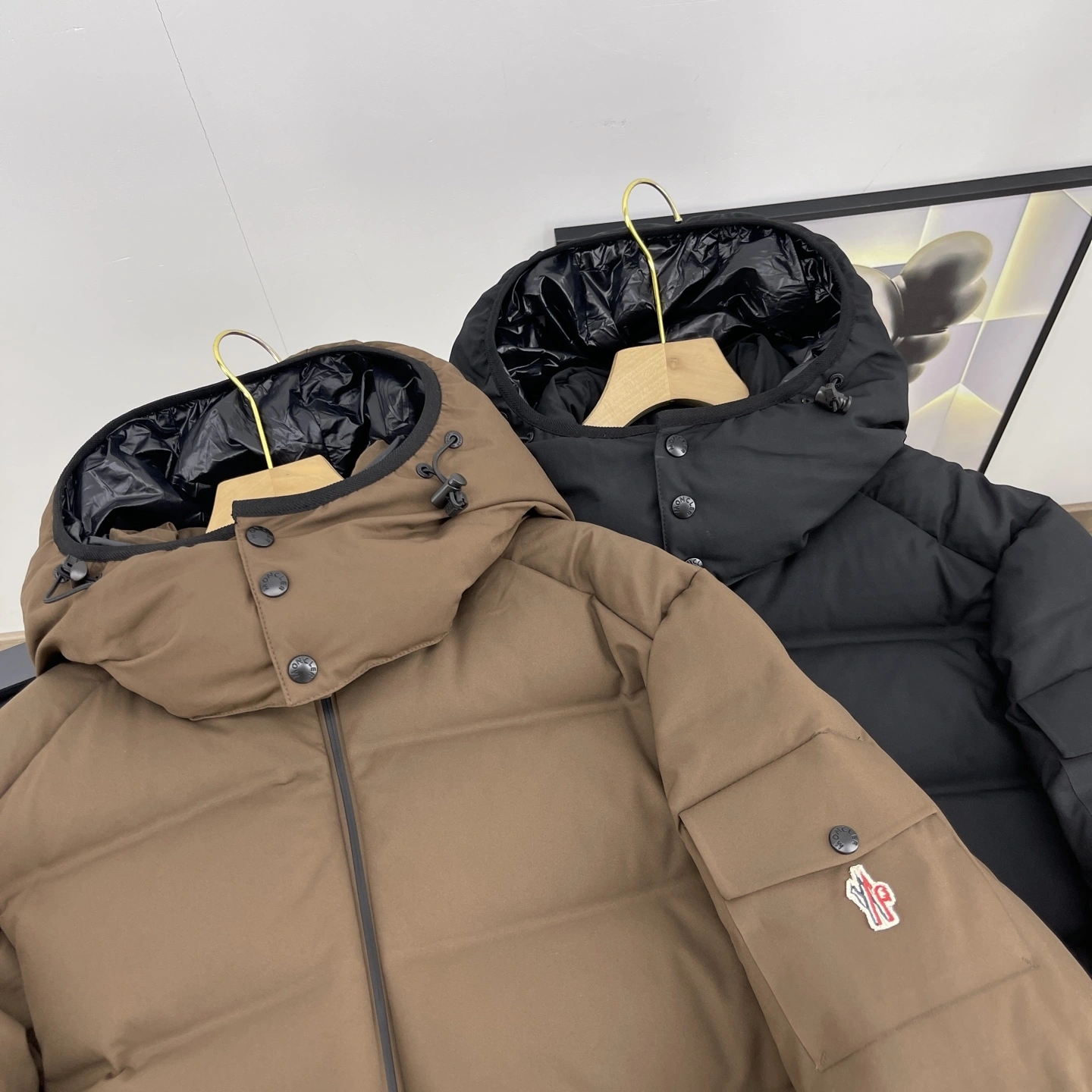 wg.luxury- 7o9385r Down jacket 90 white duck down 2colour item:E-F524J3012-2